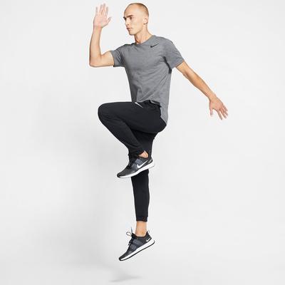 Nike Mens Dri-FIT Tapered Fleece Training Trousers - Black - main image