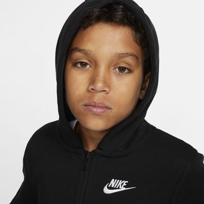 Nike Boys Club Hoodie - Black