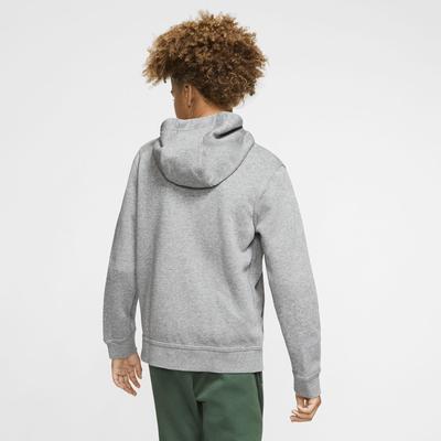 Nike Boys Club Hoodie - Carbon Heather - main image
