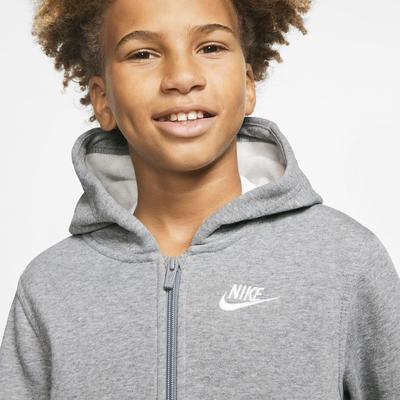 Nike Boys Club Hoodie - Carbon Heather - main image