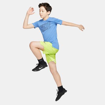Nike Boys Breathe Graphic Training T-Shirt - Mountain Blue - main image