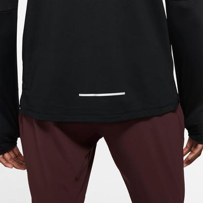 Nike Mens Half Zip Running Top - Black - main image