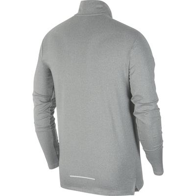 Nike Mens Half Zip Running Top - Dark Smoke Grey - main image