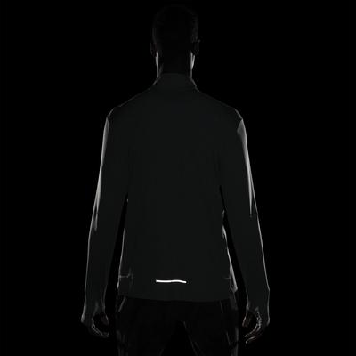 Nike Mens Half Zip Running Top - Dark Smoke Grey - main image