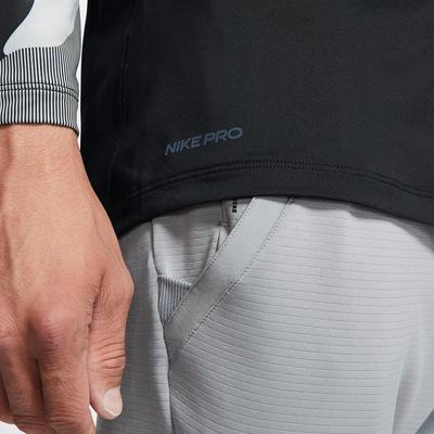 Nike Mens Pro Camo Top - Black/White - main image