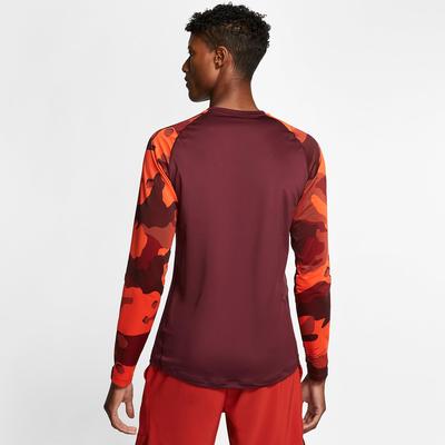 Nike Mens Pro Camo Top - Night Maroon - main image