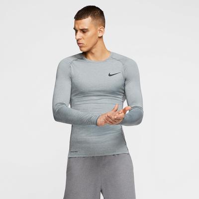 Nike Mens Pro Long Sleeve Top - Smoke Grey - main image