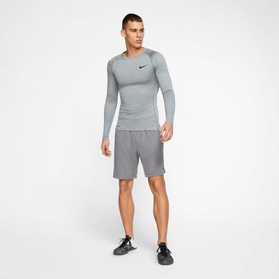 Nike Mens Pro Long Sleeve Top - Smoke Grey - main image