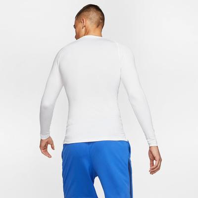 Nike Mens Pro Long Sleeve Top - White - main image