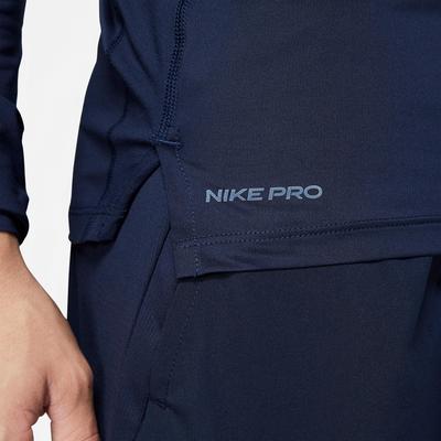 Nike Mens Pro Long Sleeve Top - Navy Blue - main image