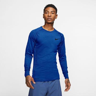 Nike Mens Pro Long Sleeve Top - Game Royal - Tennisnuts.com