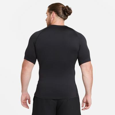 Nike Mens Tight-Fit Short Sleeve Training Top - Black - main image