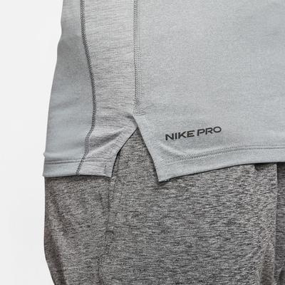 Nike Mens Pro Short Sleeve Tight Top - Smoke Grey - main image