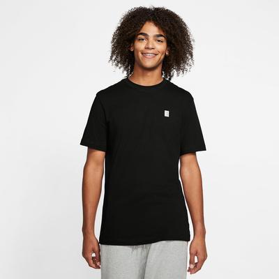 Nike Mens Tennis T-Shirt - Black/Grey - main image