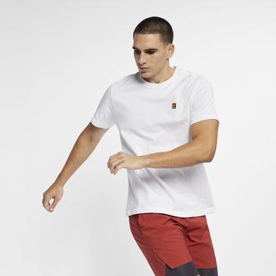 Nike Mens Tennis T-Shirt - White - main image