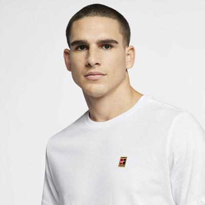 Nike Mens Tennis T-Shirt - White - main image
