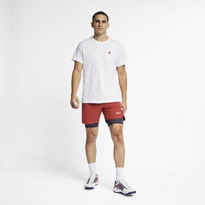 Nike Mens Tennis T-Shirt - White - main image