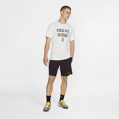 Nike Mens Graphic Tennis T-Shirt - White - main image