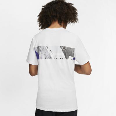 Nike Mens Graphic Tennis T-Shirt - White - main image