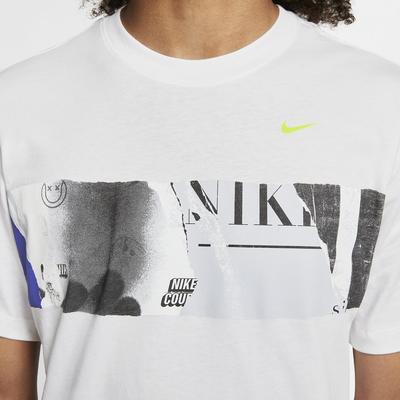 Nike Mens Graphic Tennis T-Shirt - White - main image