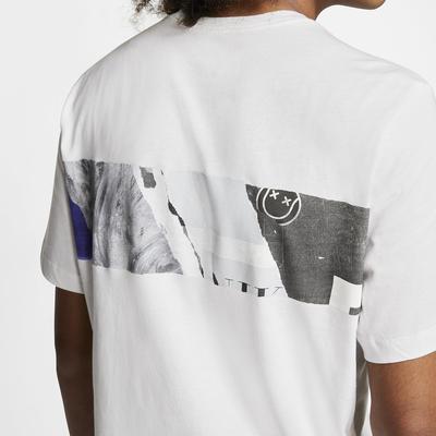 Nike Mens Graphic Tennis T-Shirt - White - main image