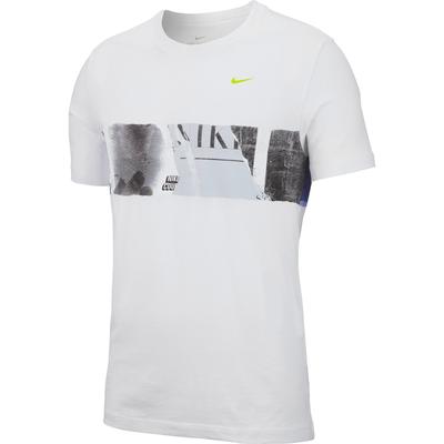 Nike Mens Graphic Tennis T-Shirt - White - main image