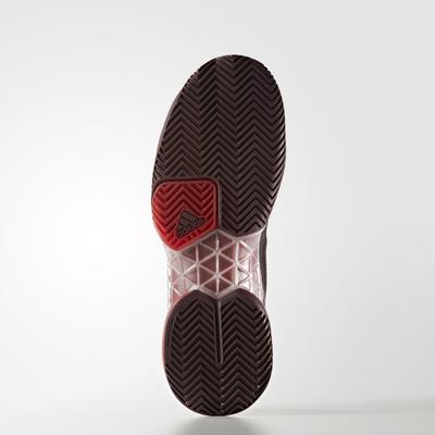Adidas Mens Barricade 2017 Tennis Shoes - Burgundy Red - main image