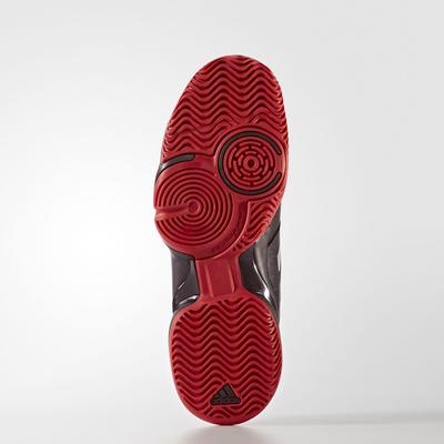 Adidas Kids Barricade Club XJ Tennis Shoes - Burgundy/Scarlet - main image