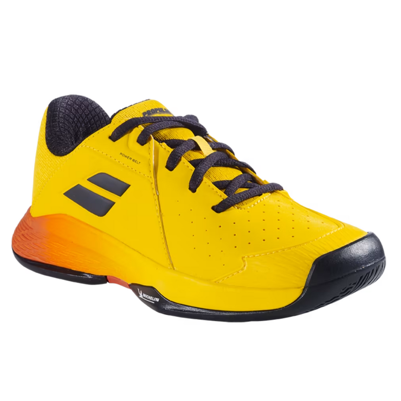 Babolat Boys Propulse 3 Junior All Court Tennis Shoes - Yellow/Sunset - main image