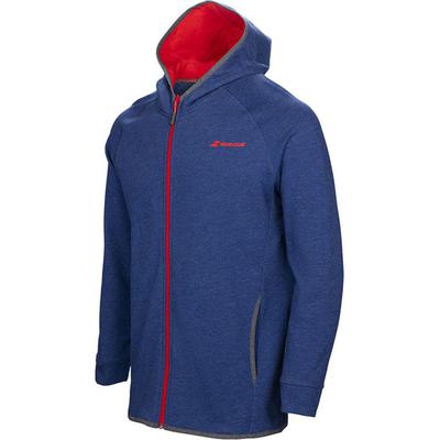 Babolat Mens Core Hoodie - Twilight Blue/Red - main image