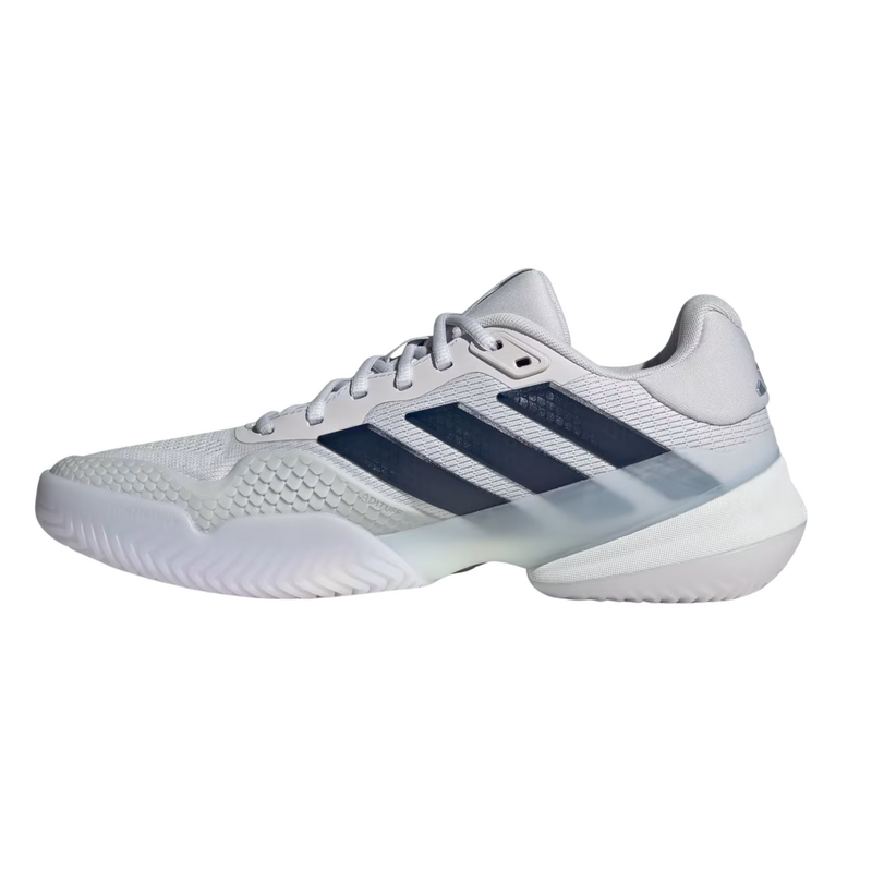 Adidas Mens Barricade 14 Tennis Shoes - Dark Grey/Aurora Ink/Cloud White - main image