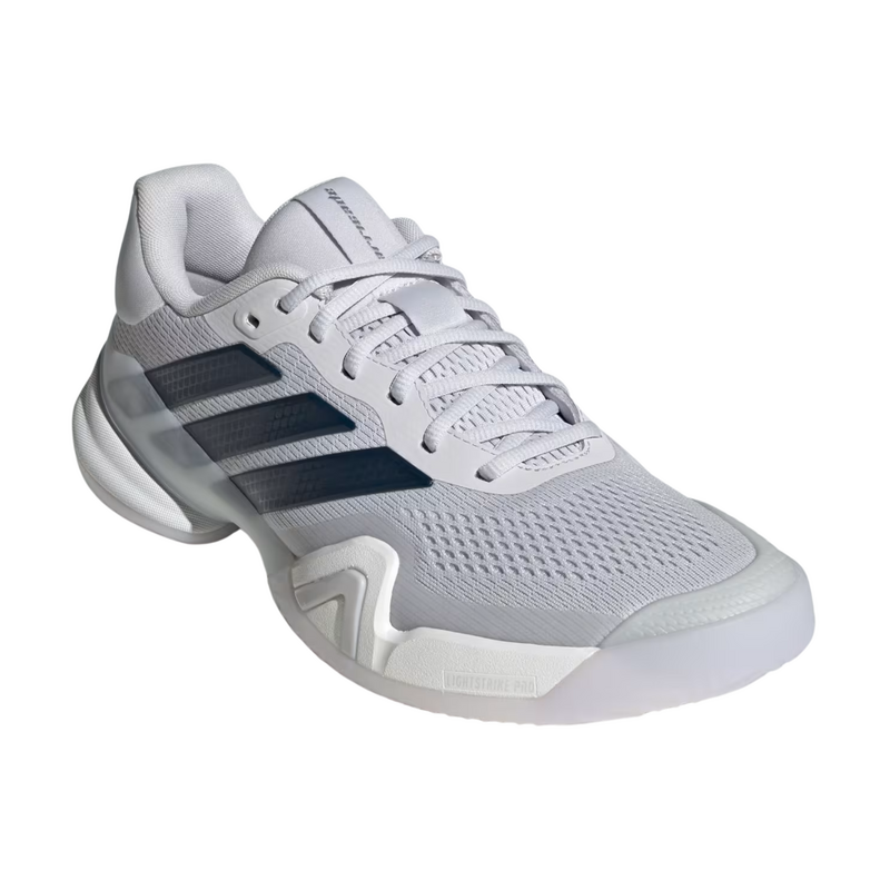 Adidas Mens Barricade 14 Tennis Shoes - Dark Grey/Aurora Ink/Cloud White - main image
