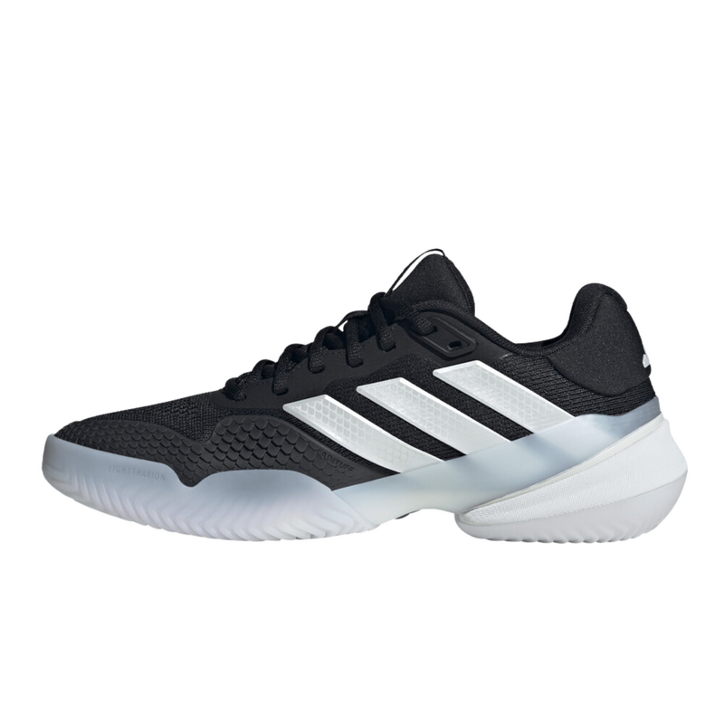 Adidas Mens Barricade 14 Tennis Shoes - Core Black/Zero Metallic/Lucid Red - main image