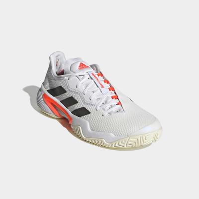 Adidas Mens Barricade Tokyo Tennis Shoes - Cloud White/Solar Red - main image
