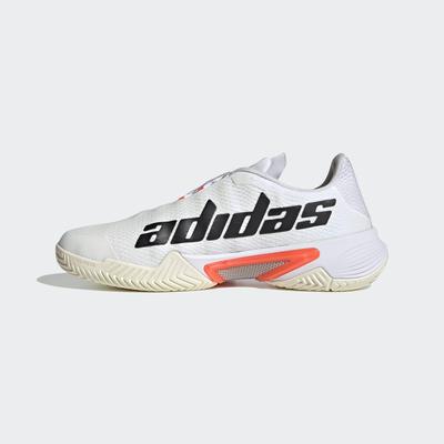 Adidas Mens Barricade Tokyo Tennis Shoes - Cloud White/Solar Red - main image