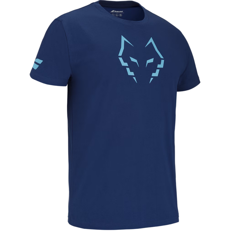 Babolat Mens Padel Cotton Tee Lebron - Blue - main image