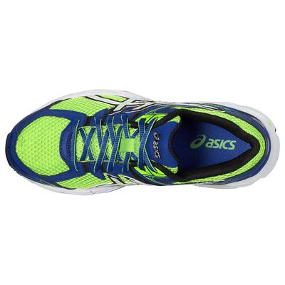 Asics Kids GT-1000 3 GS Running Shoes - Neon Green/White/Blue - main image