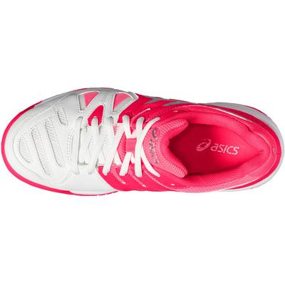 Asics Kids GEL-Game 5 GS Tennis Shoes - White/Pink/Silver - main image