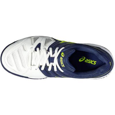 Asics Kids GEL-Game 5 GS Tennis Shoes - White/Blue/Yellow - main image