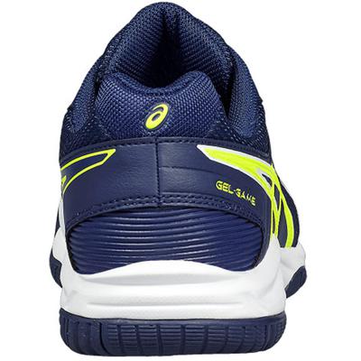 Asics Kids GEL-Game 5 GS Tennis Shoes - White/Blue/Yellow - main image