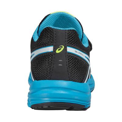 Asics Kids GEL-Zaraca 4 PS Running Shoes - Black/Atomic Blue - main image