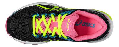 Asics Kids GT-1000 5 GS Running Shoes - Black/Yellow - main image