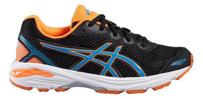 Asics Kids GT-1000 5 GS Running Shoes - Black/Blue/Orange - main image