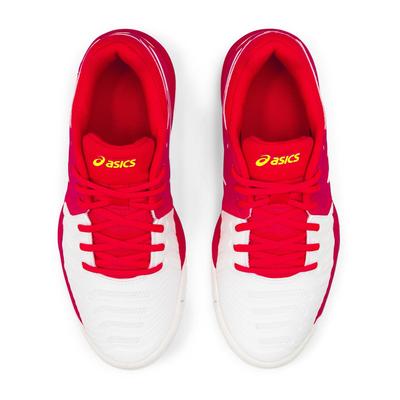 Asics Kids GEL-Resolution 7 GS Tennis Shoes - White/Laser Pink - main image