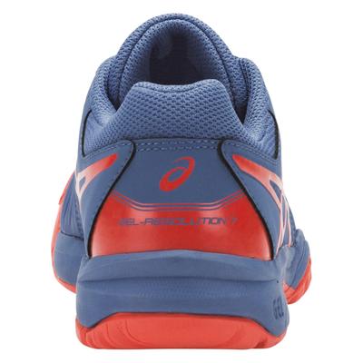 Asics Kids GEL-Resolution 7 GS Tennis Shoes - Azure/Red Alert - main image