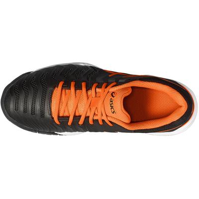 Asics Kids GEL-Resolution 7 GS Tennis Shoes - Black/Orange - main image