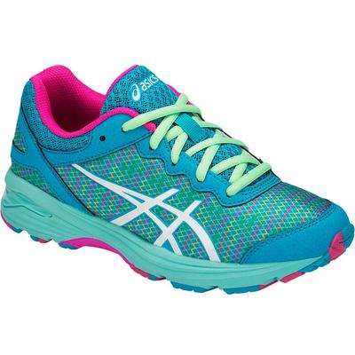 Asics Kids GEL-Netburner Pro Indoor Court Shoes - Island Blue/White/Pink Glow - main image