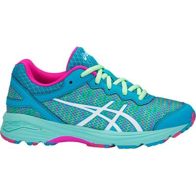 Asics Kids GEL-Netburner Pro Indoor Court Shoes - Island Blue/White/Pink Glow - main image