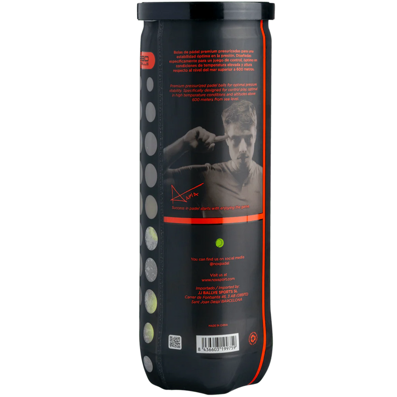 Nox Nerbo Speed Padel Balls [3 Ball Can] - main image