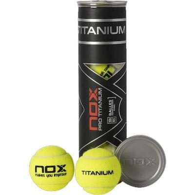NOX Titanium Padel Tennis Balls (4 Ball Can) - main image
